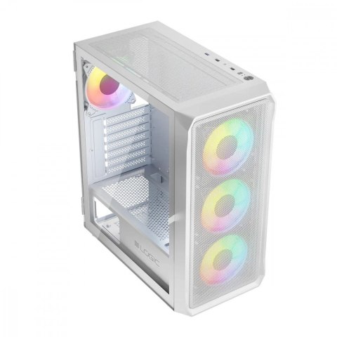 Obudowa Komputerowa Logic Portos ARGB Midi USB 3.0 Biała Obudowa Komputerowa Logic Portos ARGB Midi USB 3.0 Biała