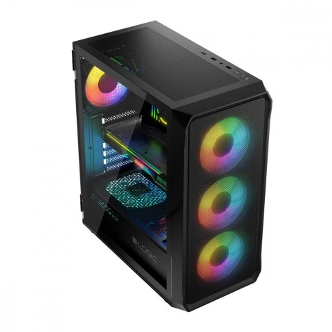 Obudowa Komputerowa Logic Portos ARGB Midi USB 3.0 Czarna Obudowa Komputerowa Logic Portos ARGB Midi USB 3.0 Czarna