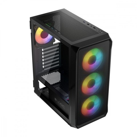 Obudowa Komputerowa Logic Portos ARGB Midi USB 3.0 Czarna Obudowa Komputerowa Logic Portos ARGB Midi USB 3.0 Czarna