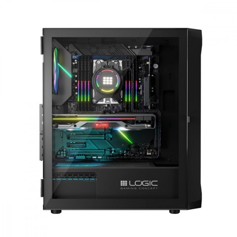 Obudowa Komputerowa Logic Portos ARGB Midi USB 3.0 Czarna Obudowa Komputerowa Logic Portos ARGB Midi USB 3.0 Czarna