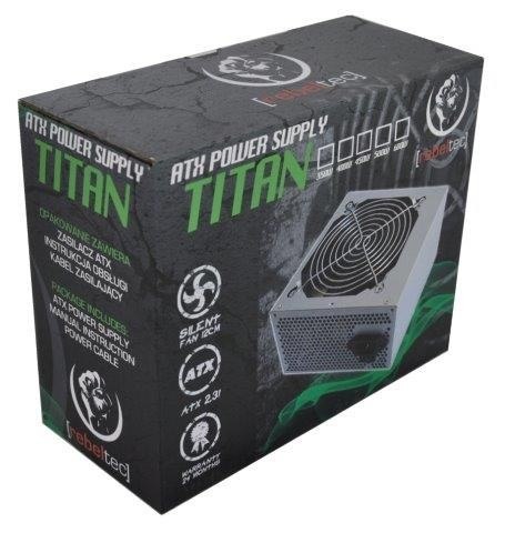 Zasilacz uniwersalny komputerowy ATX ver. 2.31 TITAN 450 Zasilacz uniwersalny komputerowy ATX ver. 2.31 TITAN 450