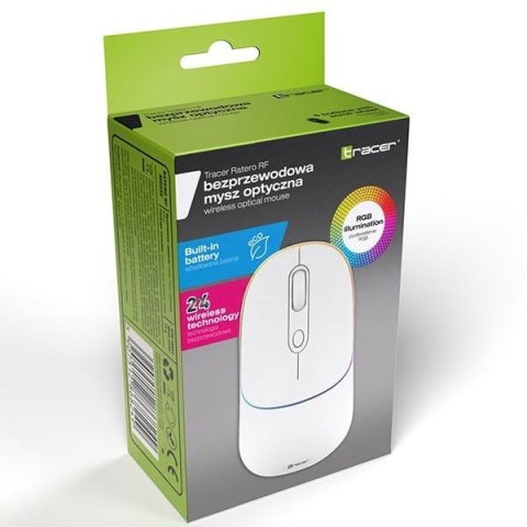 Mysz RATERO RF 2.4 Ghz white Mysz RATERO RF 2.4 Ghz white