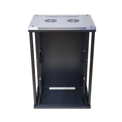 Szafa rack 15U 600x450mm czarna wisząca Szafa rack 15U 600x450mm czarna wisząca