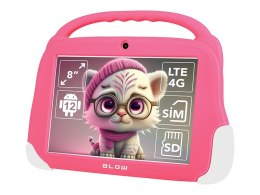 Tablet KidsTAB10 4G 4/64GB Różowe etui