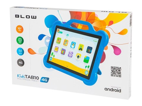 Tablet KidsTAB10 4G BLOW 4/64GB Niebieskie etui Tablet KidsTAB10 4G BLOW 4/64GB Niebieskie etui