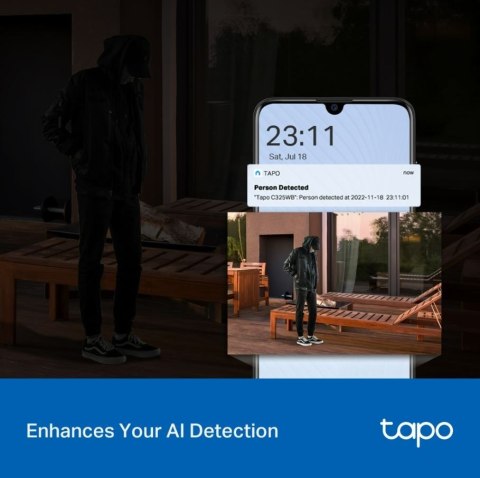 Kamera Wi-Fi do monitoringu zewnętrznego Tapo C325WB Kamera Wi-Fi do monitoringu zewnętrznego Tapo C325WB