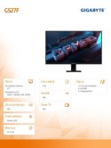 Monitor 27 cali AORUS GS27F 1ms/12MLN:1/GAMING/HDMI