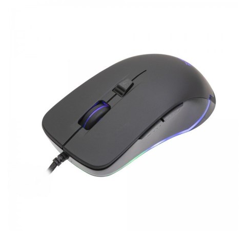 Mysz gamingowa przewodowa Nemesis C305 3200 DPI 6P RGB LED czarna Mysz gamingowa przewodowa Nemesis C305 3200 DPI 6P RGB LED czarna