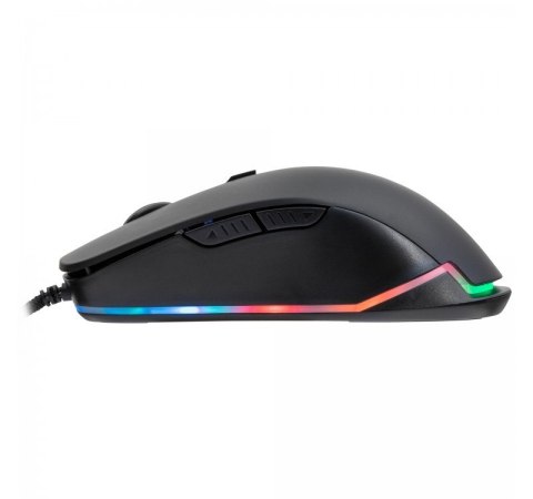 Mysz gamingowa przewodowa Nemesis C305 3200 DPI 6P RGB LED czarna Mysz gamingowa przewodowa Nemesis C305 3200 DPI 6P RGB LED czarna