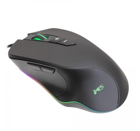 Mysz gamingowa przewodowa Nemesis C340 4000 DPI RGB LED programowalne przyciski czarna Mysz gamingowa przewodowa Nemesis C340 4000 DPI RGB LED programowalne przyciski czarna