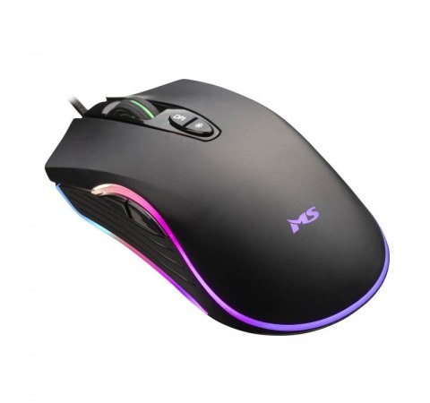 Mysz gamingowa przewodowa Nemesis C365 6400 DPI 7P RGB LED programowalne przyciski czarna Mysz gamingowa przewodowa Nemesis C365 6400 DPI 7P RGB LED programowalne przyciski czarna
