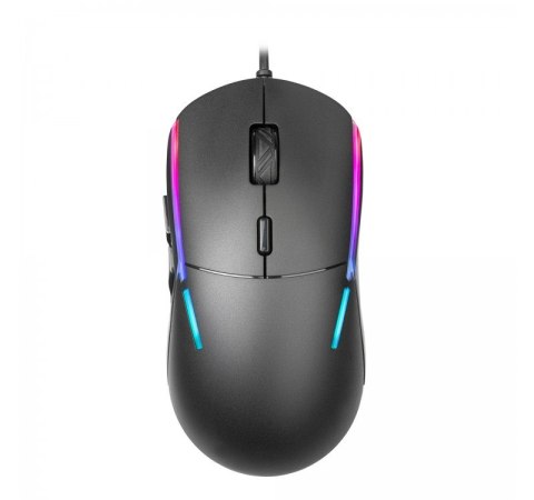 Mysz gamingowa przewodowa Nemesis C375 7200 DPI RGB LED czarna Mysz gamingowa przewodowa Nemesis C375 7200 DPI RGB LED czarna