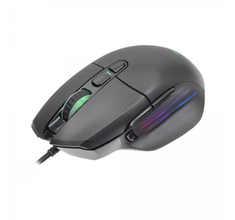 Mysz gamingowa przewodowa Nemesis C500 8000 DPI RGB LED czarna Mysz gamingowa przewodowa Nemesis C500 8000 DPI RGB LED czarna