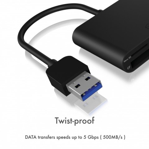 Czytnik kart IB-CR301-U3 USB 3.0 Czytnik kart IB-CR301-U3 USB 3.0