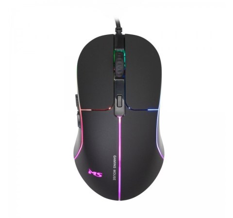 Mysz gamingowa przewodowa Nemesis C320 6400 DPI 7P RGB LED czarna Mysz gamingowa przewodowa Nemesis C320 6400 DPI 7P RGB LED czarna