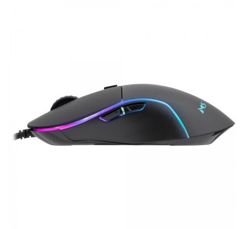 Mysz gamingowa przewodowa Nemesis C320 6400 DPI 7P RGB LED czarna Mysz gamingowa przewodowa Nemesis C320 6400 DPI 7P RGB LED czarna