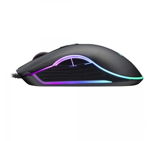 Mysz gamingowa przewodowa Nemesis C365 6400 DPI 7P RGB LED programowalne przyciski czarna Mysz gamingowa przewodowa Nemesis C365 6400 DPI 7P RGB LED programowalne przyciski czarna
