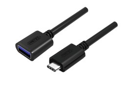 Adapter USB TYP-C DO USB AF 0,15m; Y-C476BK