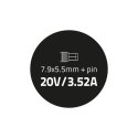 Zasilacz dedykowany do IBM 20V | 3.52A | 7.9*5.5+pin
