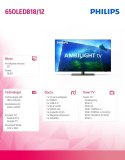 Telewizor 65 cali OLED 65OLED818/12