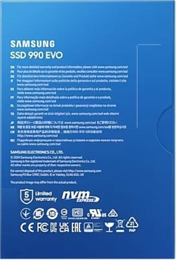 Dysk SSD 2TB 990EVO Gen4.0x4 NVMeMZ-V9E2T0BW Dysk SSD 2TB 990EVO Gen4.0x4 NVMeMZ-V9E2T0BW