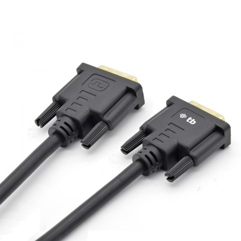 Kabel DVI M-M 24+1 1.8 m. czarny, pozłacany Kabel DVI M-M 24+1 1.8 m. czarny, pozłacany