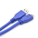 TB Kabel USB 3.0-Micro 1 m. niebieski